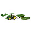 Landwirt - John Deere Traktor mit Frontlader und Kippanhänger 1072BRUD03155