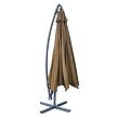 Seiten-Sonnenschirm ø 350 cm, braun ROJAPLAST 601/8