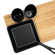 Grill- und Servierset LAVA Metal