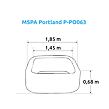 Portland P-PO063 Whirlpool 930 l MSPA 11400274
