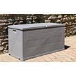 Wood Aufbewahrungsbox 420 l, Kunststoff, hellgrau TOOMAX Z0163R0--2500