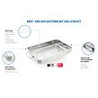 Bräter mit Grillrost 34x24x5,5 cm, aus Edelstahl ELO BASIC 53434