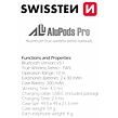 Alupods Pro Bluetooth-Kopfhörer TWS SWISSTEN 54300300