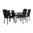 Garten-Essgruppe – Tisch Klaudie + 6x Stuhl Paris NOELA 34570888S6