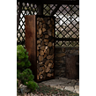 Stora Garten-Holzlager 80 x 80 x 40 cm, corten CORGARDEN 1038