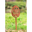 Gartendekoration Osterei 2, 51 x 14 cm, corten CORGARDEN 1064