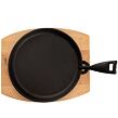 Litina Pfanne mit Holzbrett Ø 22 cm ORION 112904