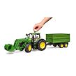 Landwirt - John Deere Traktor mit Frontlader und Kippanhänger 1072BRUD03155