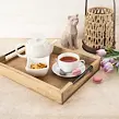 Mango Serviertablett 40,5 x 30 cm, Holz/Metall ORION 153881