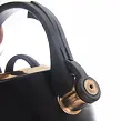 Teekessel mit Pfeife, 3 l, schwarz/rose gold ORION 113520