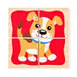 Minipuzzle Tiere, in Holzkiste WOODY 102193048