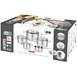 Jaspis Topf-Set 5-teilig, Edelstahl ELO 90835