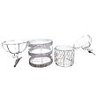 Set dekorativer Käfige 2 Stk., Metall PRODEX A00791
