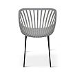Gaby Designstuhl, Polypropylen/Stahl, grau, 4er-Set NOELA 34570106