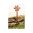 Gartendekoration Blume 1, 65 x 16 cm, Corten CORGARDEN 1053