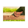 Gartendekoration Spatz 1, 15 x 10 cm, Corten CORGARDEN 1057