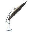 Seiten-Sonnenschirm ø 350 cm, braun ROJAPLAST 601/8