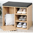 Schuhregal mit Sitz 51,5 x 48 x 29,5 cm, Dekor Eiche KESPER 15925