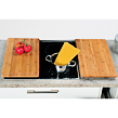 Schneidebrett aus Bambus 50 x 28 x 3,1 cm KESPER 58591