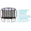 Comfort Trampolin ø 305 cm + Sicherheitsnetz + Leiter MARIMEX 19000095