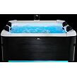 SET Oslo F-OS063W Whirlpool 850 l MSPA + ProSpa Vac Pool-Bodensauger + Durabox Gartenbox 270 l