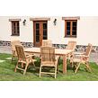 Gartenmöbel aus Holz – Tisch Garden III + 6x Stuhl America, Teak NOELA 345982
