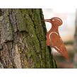 Gartendekoration Specht 28 × 18 cm, Corten CORGARDEN 1047