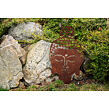 Gartendekoration Buddha 70 x 42 cm, Corten CORGARDEN 1062