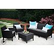 Salemo 3 seater Gartenmöbel-Set, Graphit KETER 236634