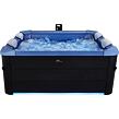 SET Oslo Sapphire F-SA063W Whirlpool 850 l MSPA + ProSpa Vac Pool-Bodensauger + Durabox Gartenbox 27