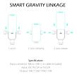 Gravity GW1-AV5 Handyhalterung fürs Auto mit kabelloser Ladefunktion 15 W SWISSTEN 65010608