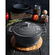 Topf mit Deckel Ø 26 cm, gusseisern, grau ELO 33626