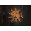 Gartendekoration Sonne, 29 x 29 cm, Corten CORGARDEN 1065
